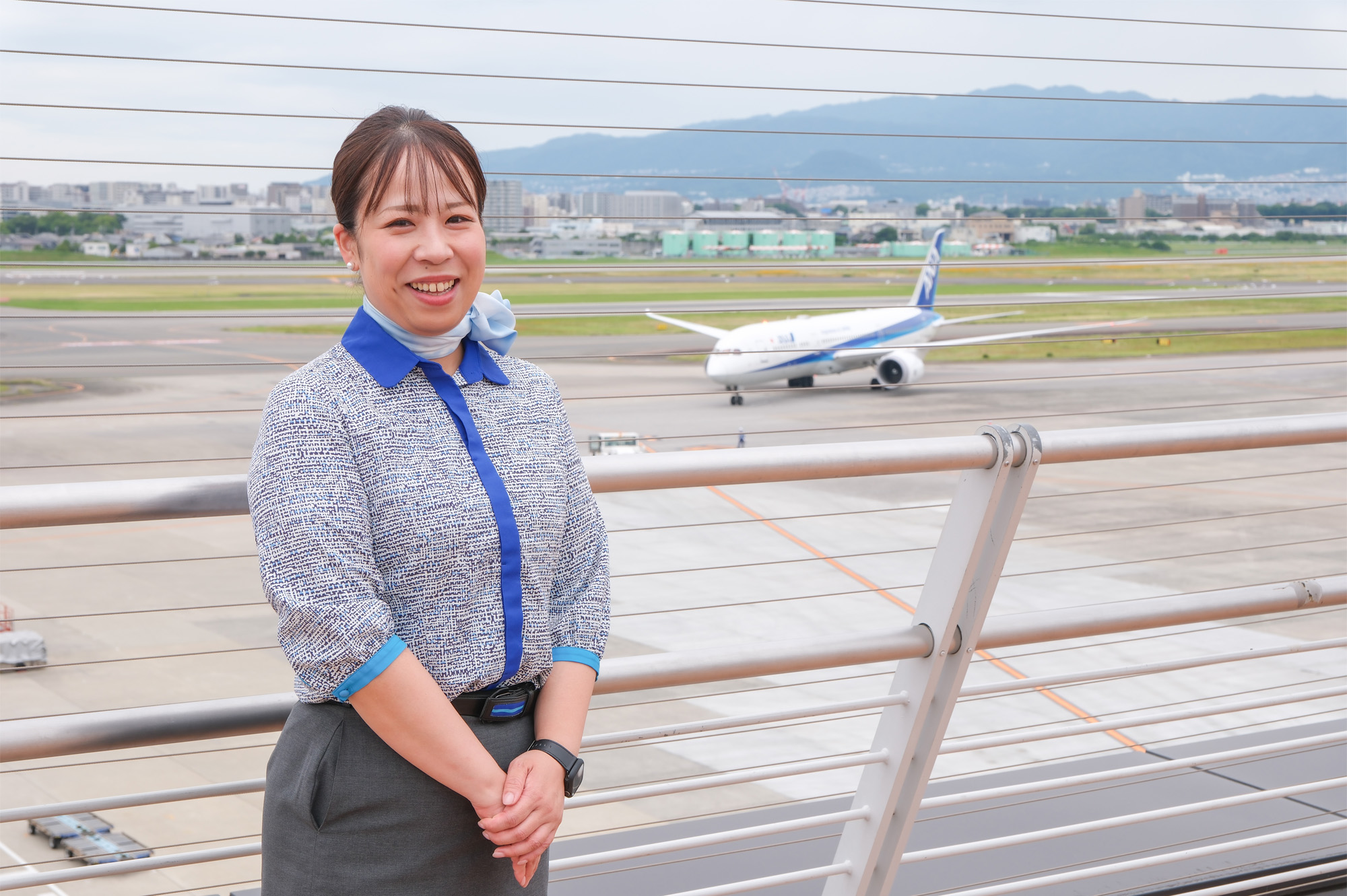 ANA大阪空港株式会社 旅客サービス部 松浦さん