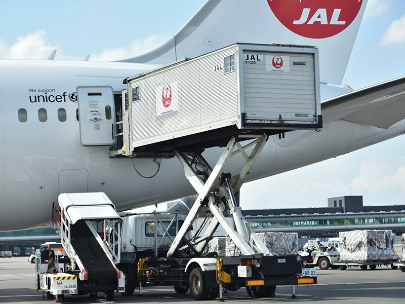 写真：JALの機体